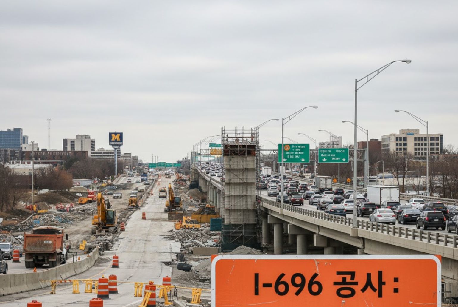 [미시간 라이프] I-696 공사는 언제 완료되나?